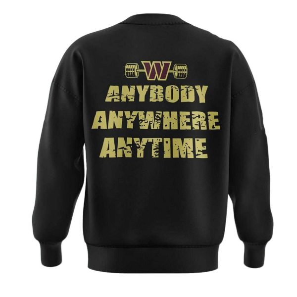 Commanders Anybody Anywhere Anytime Sweater