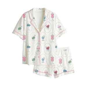Womens Ice Cream Pajama Set 1