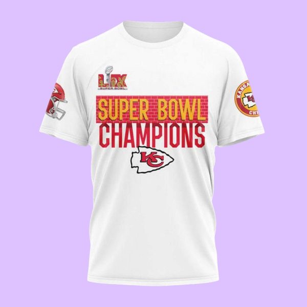 KC Chiefs Football 2025 Super Bowl Champions Shirt