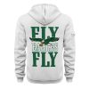 Eagles 26 Bird Gang Fly Eagles Fly Football Quater Zip Hoodie