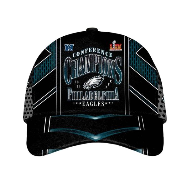 Eagles Super Bowl LIX Conference Champions 2024 Hat 1