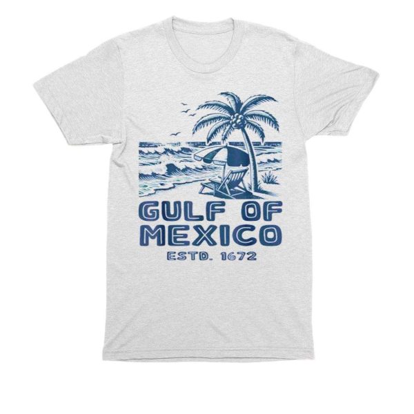 Gulf Of Mexico 1672 Vintage Beach Shirt