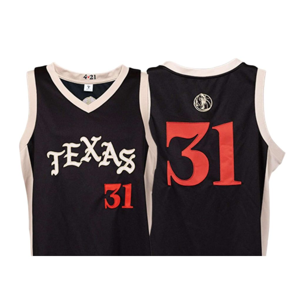 Rangers Mavericks City Connect Basketball Jersey Giveaway 2025