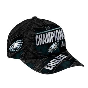 Eagles National Football Conference Champions Super Bowl LIX Hat