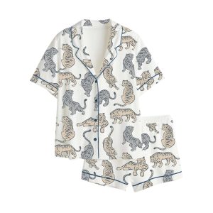 Wild Animal Tiger Pajama Set 1