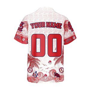 Cardinals Ocean Waves Hawaiian Shirt