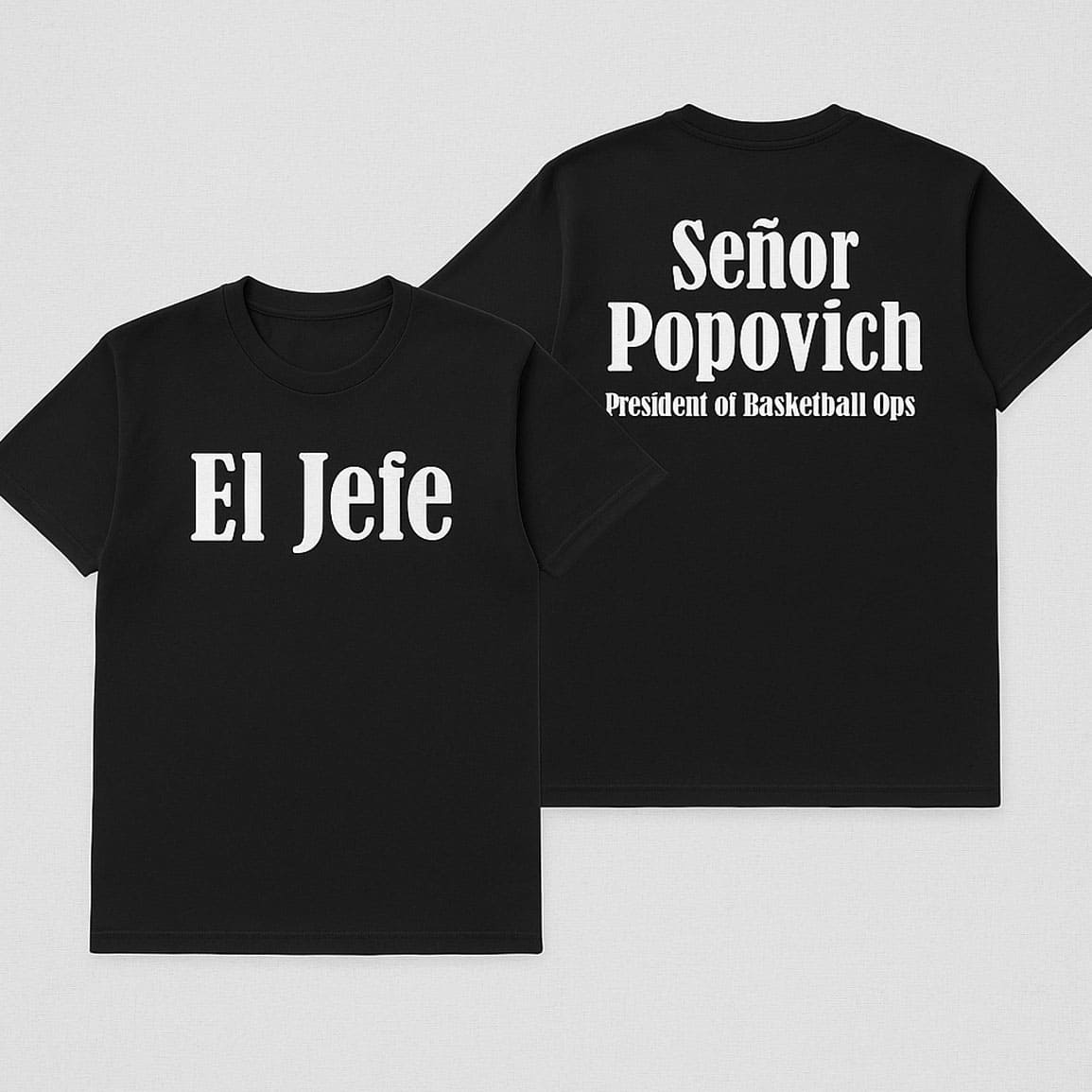 Gregg Popovich El Jefe Senor Popovich Shirt Gregg Popovich El Jefe Senor Popovich Shirt