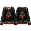 Believe In The Magic Of Books Christmas Ugly Sweater 1