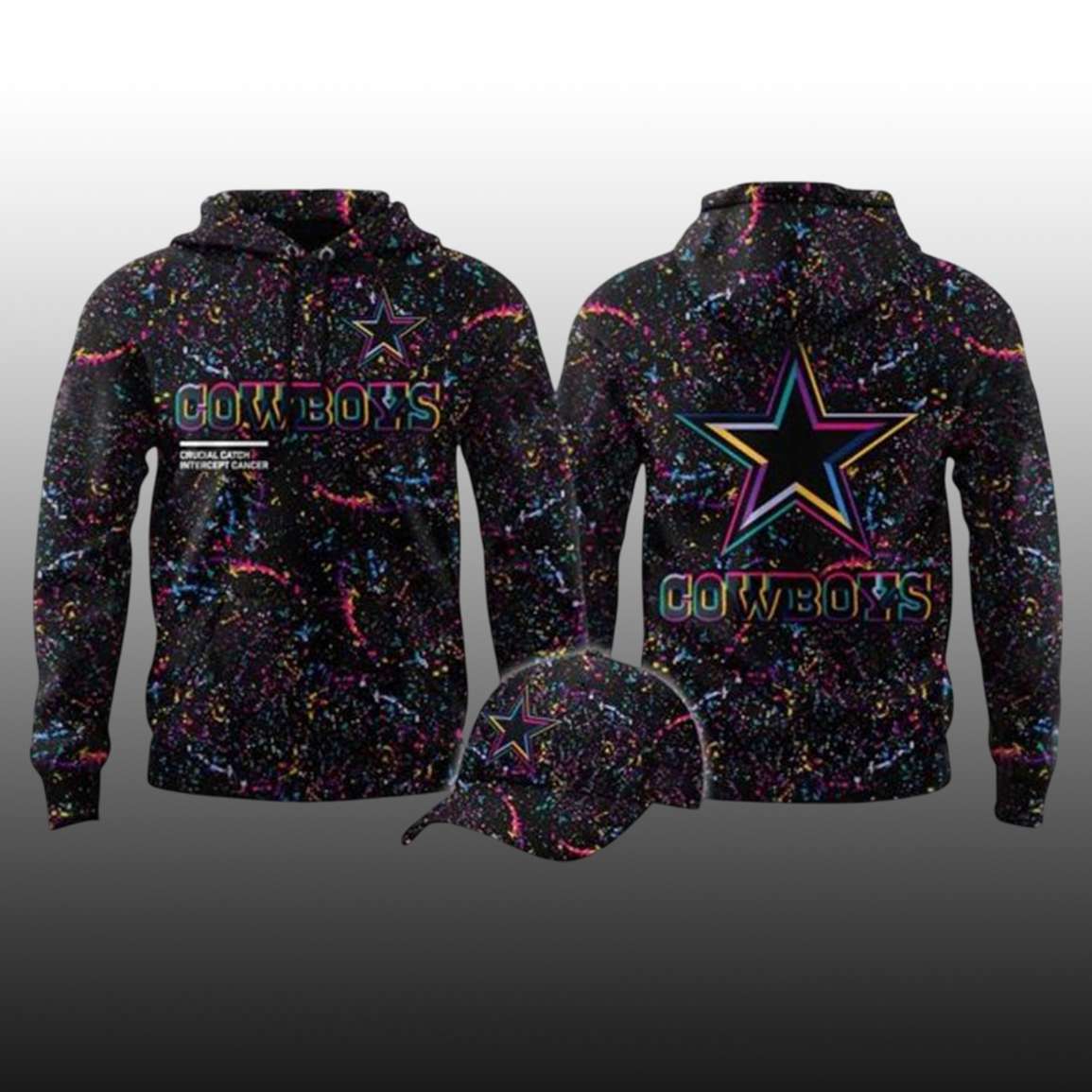 Cowboys Crucial Catch 2025 Hoodie Cowboys Crucial Catch 2025 Hoodie