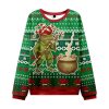 Frog Making Soup Christmas Ugly Sweater 1
