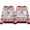 Hedgehog Why Dont You Just Share The Nog Christmas Ugly Sweater 2