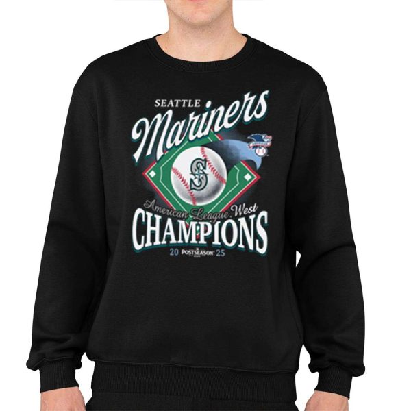 Mariners American League West Champions Postseason 2025 Shirt