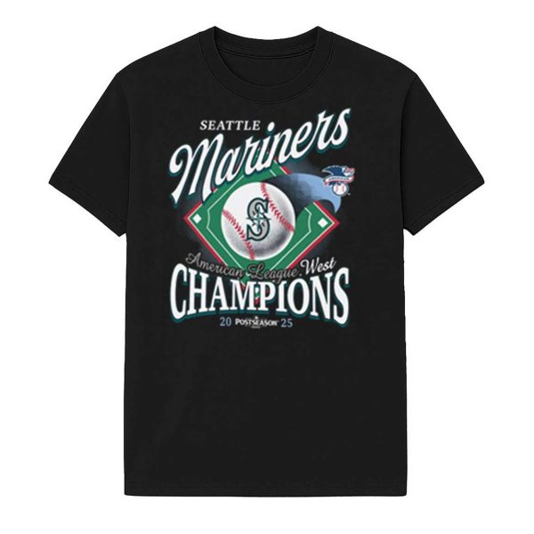 Mariners American League West Champions Postseason 2025 Shirt