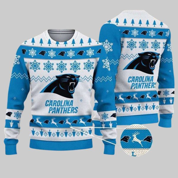 Panthers 2025 2026 Rivalries Cold Christmas Ugly Sweater