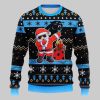 Panthers 2025 Santa Claus Christmas Ugly Sweater