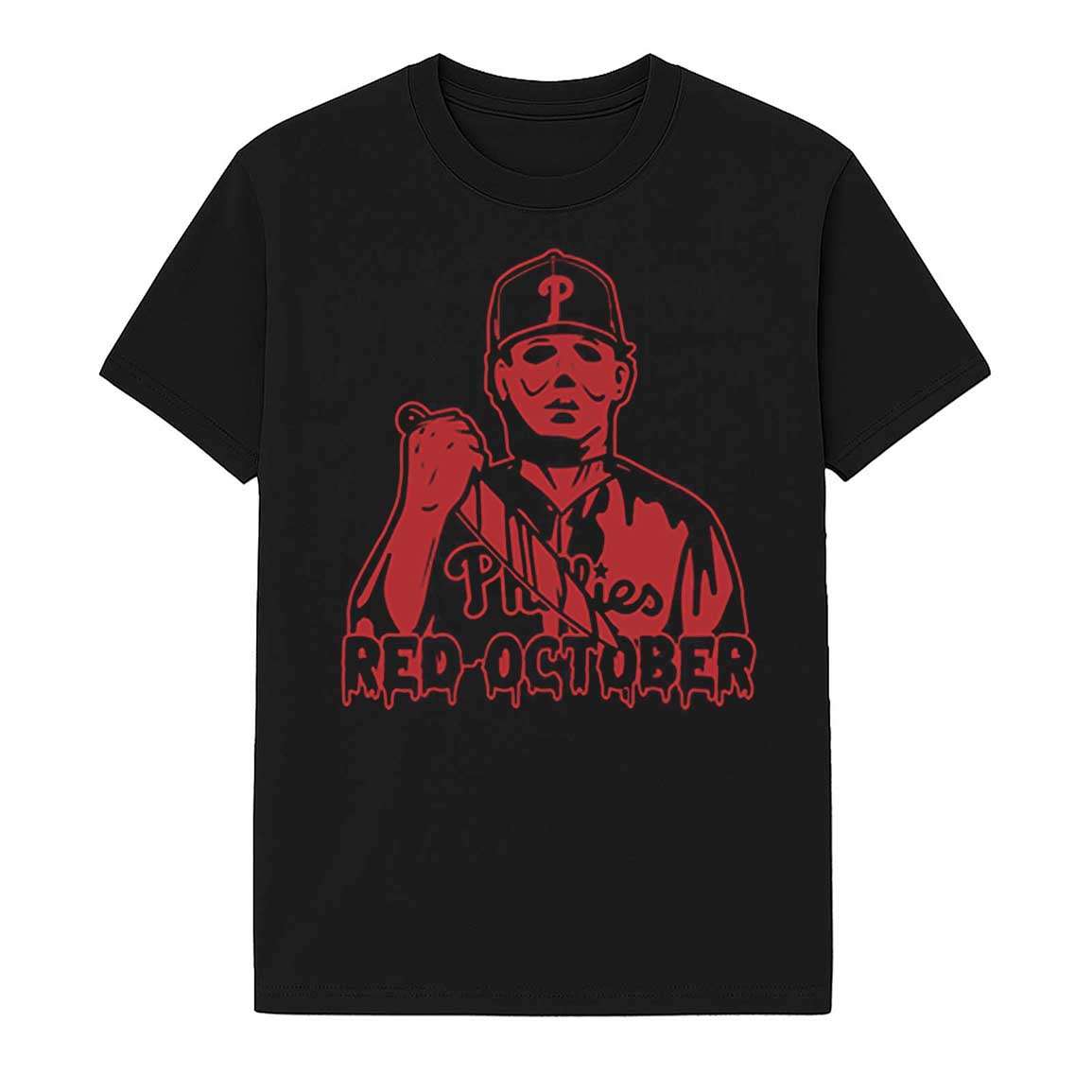 Phillies Michael Myers Red October Shirt Phillies Michael Myers Red October Shirt