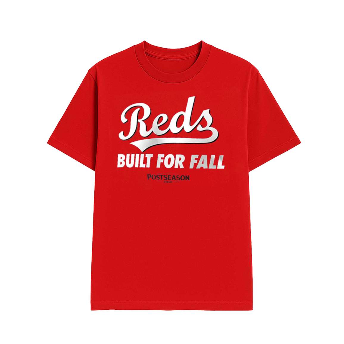Reds 2025 October Built For Fall Postseason Clinched Shirt 2 Reds 2025 October Built For Fall Postseason Clinched Shirt
