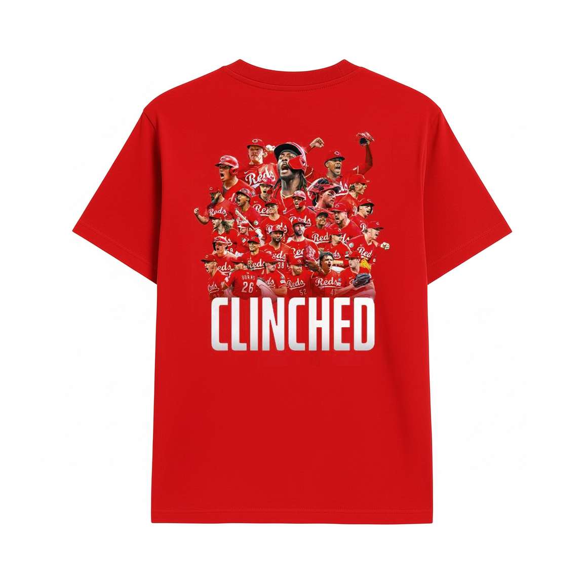Reds 2025 October Postseason Clinche Baseball Shirt 3 Reds 2025 October Baseball Shirt
