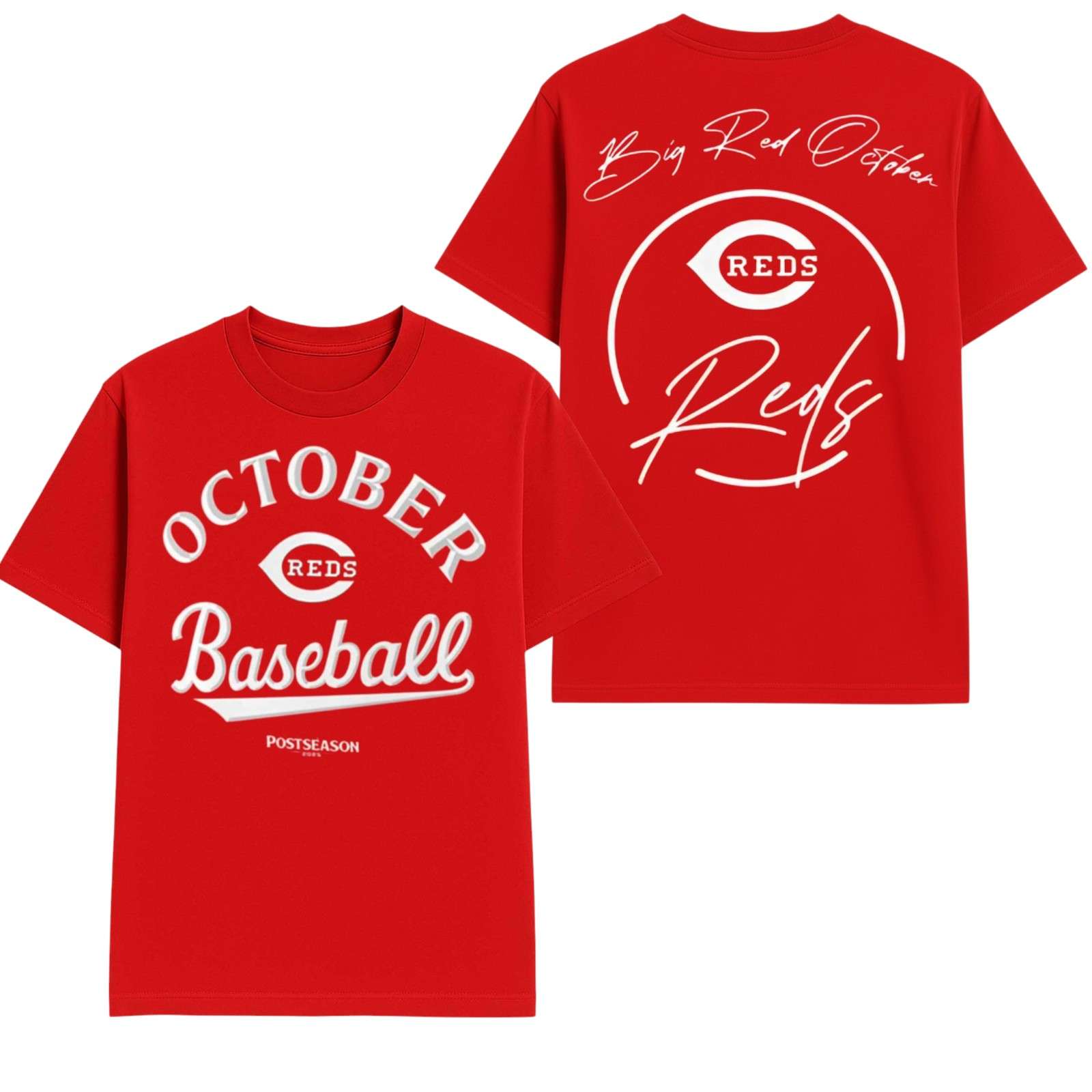 Reds Big Red October 2025 Baseball Shirt Reds Big Red October 2025 Baseball Shirt