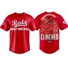 Reds Built For Fall Postseason Clinched 2025 Baseball Jersey