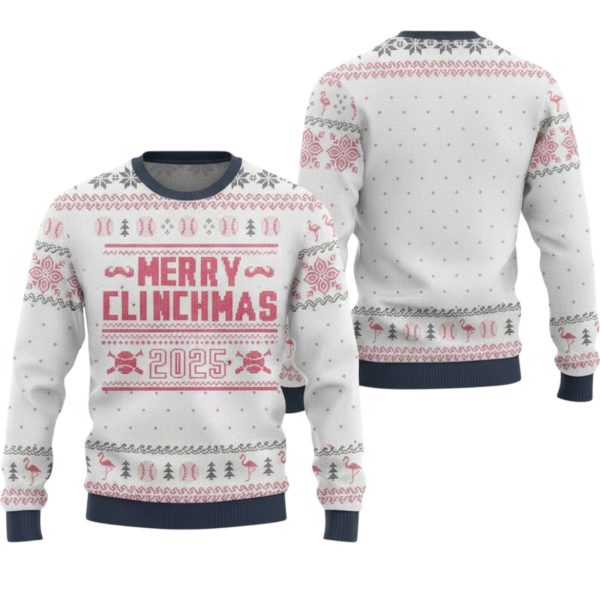 Reds Merry Clinchmas 2025 Christmas Ugly Sweater 1