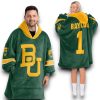 1 Baylor Football Unisex Blanket Hoodie 2