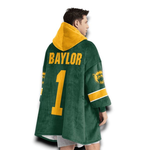 1 Baylor Football Unisex Blanket Hoodie 4
