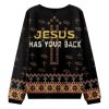 Alright Give Me Your Phone Jesus Has Your Back Ugly Christmas Sweater 2025