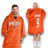 Bengals Who Dey Burrow 9 Football Unisex Blanket Hoodie 7 Bengals Who Dey Burrow 9 Football Unisex Blanket Hoodie