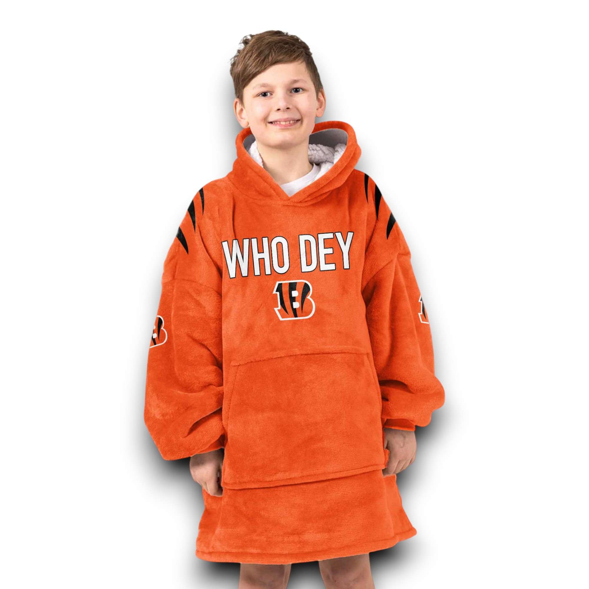 Bengals Who Dey Burrow 9 Football Unisex Blanket Hoodie 5 Bengals Who Dey Burrow 9 Football Unisex Blanket Hoodie
