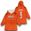 Bengals Who Dey Burrow 9 Football Unisex Blanket Hoodie 13 Bengals Who Dey Burrow 9 Football Unisex Blanket Hoodie