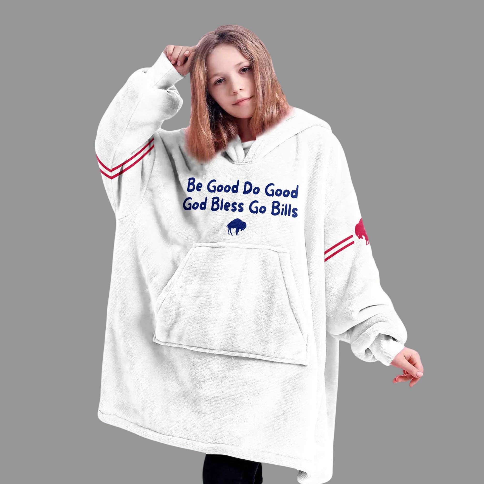 Bills Be Good Do Good God Bless Go Bills Allen 17 Football Unisex Blanket Hoodie 5 Bills Be Good Do Good God Bless Go Bills Allen 17 Football Unisex Blanket Hoodie 5