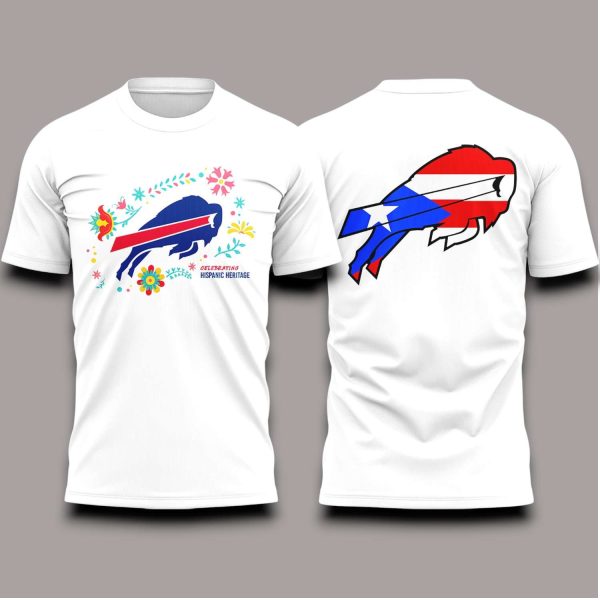 Bills Celebrating Hispanic Heritage Puerto Rico 2025 Shirt