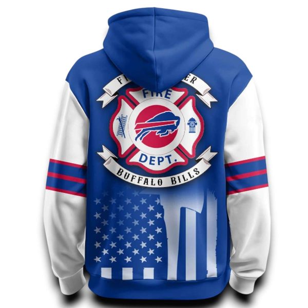 Bills Firefighter Appreciation Night Game Hoodie 2025