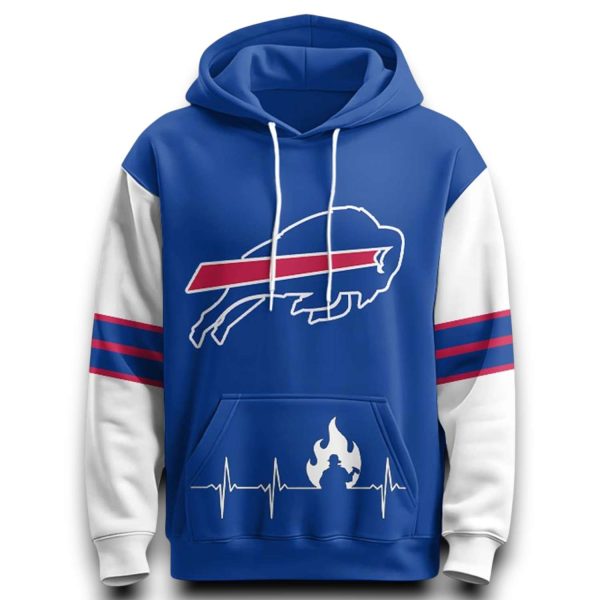 Bills Firefighter Appreciation Night Game Hoodie 2025