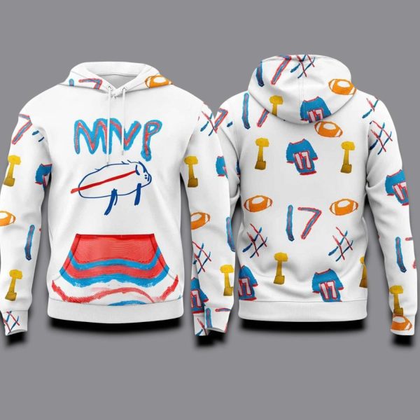Bills Josh Allen 17 Billustration Charlie 2025 Hoodie
