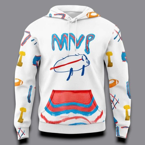 Bills Josh Allen 17 Billustration Charlie 2025 Hoodie