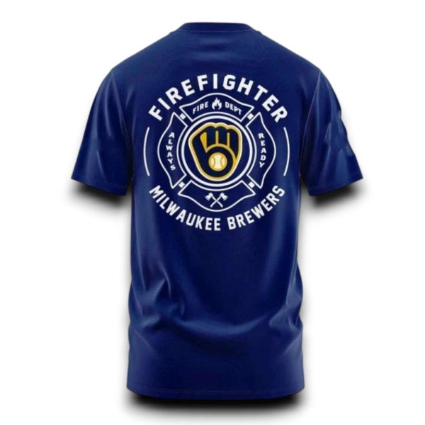 Brewers Firefighter Appreciation Day Shirt 2025