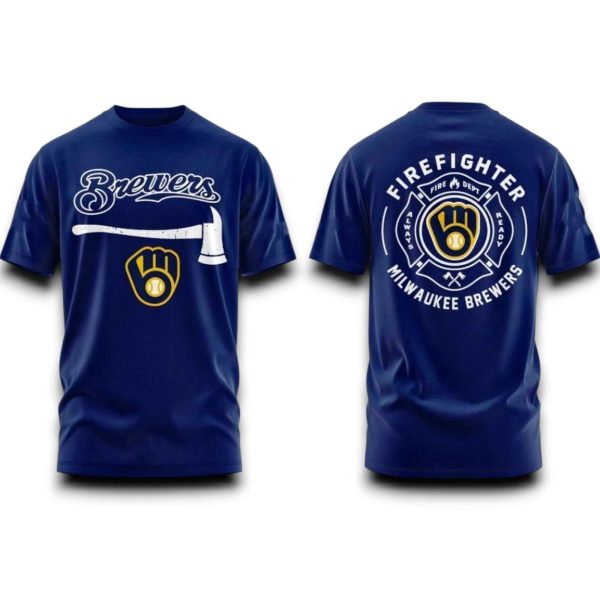 Brewers Firefighter Appreciation Day Shirt 2025