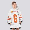 Buccaneers Mayfield 6 Captain Football Unisex Blanket Hoodie