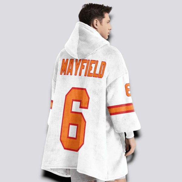 Buccaneers Mayfield 6 Captain Football Unisex Blanket Hoodie
