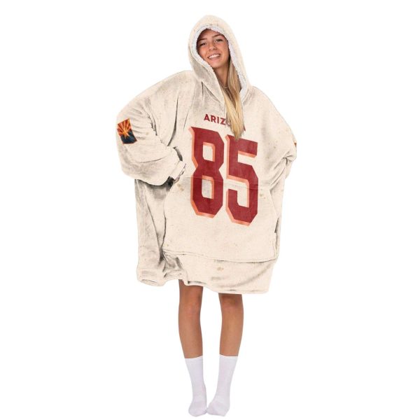 Cardinals Football McBride 85 Unisex Blanket Hoodie 3