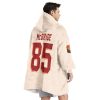 Cardinals Football McBride 85 Unisex Blanket Hoodie 4