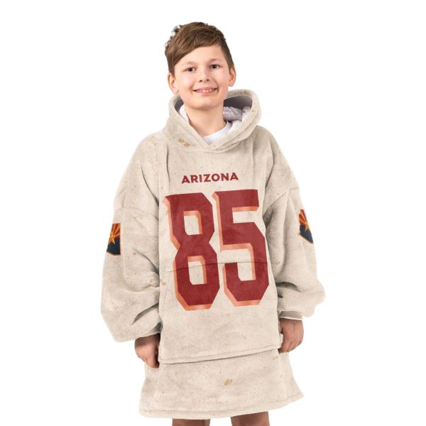Cardinals Football McBride 85 Unisex Blanket Hoodie 5