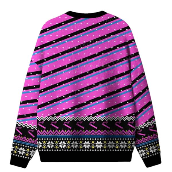Cat Even Baddies Get Saddies Ugly Christmas Sweater