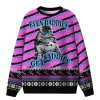 Cat Even Baddies Get Saddies Ugly Christmas Sweater