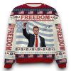Charlie Kirk Freedom 2025 Ugly Christmas Sweater