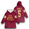 Commanders Oh Hail Yeah Daniels 5 Football Unisex Blanket Hoodie 10 Commanders Oh Hail Yeah Daniels 5 Football Unisex Blanket Hoodie