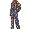 Corgi Christmas Silky Satin Pajama Set