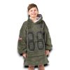 Cowboys Lamb 88 Olive Salute To Service Football Blanket Hoodie
